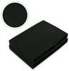 Marke Jersey Spannbettlaken Doppelpack 120 x 200 cm Schwarz Bild 2