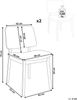 Esszimmerstuhl 2er Set BLANE Holz Beige Bild 2