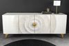 riess-ambiente Sideboard GOLDEN SUNSET 180cm weiß / gold - handmade, Mangoholz, Metallbeine (Einzelartikel, 1 St), Kommode mit 3D Front & Stauraum - ideal für moderne Wohnzimmer Bild 3