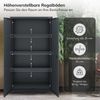 Metallschrank mit Hohe Schublade MEGAN - 195x90x40cm Anthrazit | Büroschrank Aktenschrank Stahlschrank Fachbodenschrank Werkstattschrank Bild 5