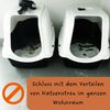 GarPet Katzentoilette 2er Set Katzenklo Matte Katzenstreu Katzentoilette Vorleger Grau Bild 4