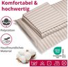 DecoHomeTextil Heimtextilmanufaktur Bettwäsche Set Bettgarnitur mit Reißverschluss Polycotton Streifen Bild 2