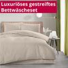 DecoHomeTextil Heimtextilmanufaktur Bettwäsche Set Bettgarnitur mit Reißverschluss Polycotton Streifen Bild 3