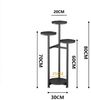 GarveeMore Blumenständer 80/100/120 Pflanze Stand MultiLayer Pflanzenständer Mit AntiRutschFüße, Eck-Pflanzenständer Gestufte Pflanzenständer Regal für Home Office Bild 2