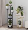 GarveeMore Blumenständer 80/100/120 Pflanze Stand MultiLayer Pflanzenständer Mit AntiRutschFüße, Eck-Pflanzenständer Gestufte Pflanzenständer Regal für Home Office Bild 4