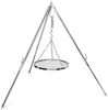 Petromax Grillrost Hänge Grillrost Ø 50 cm inkl. Dreibein mit Kette und Haken Outdoor (2-St, Camping draußen Kochen), einfache leichte Reinigung Bild 2