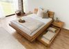 Bett mit Schublade Eiche 180 x 200 x 87 natur geölt BREGENZ #107 Bild 4
