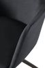 Esszimmerstuhl PELON - Samt Schwarz 56x62x81 cm | Essstühle Esszimmerstühle Küchenstühle Wohnzimmerstühle Bild 2