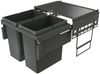 NABER 8013308 Abfallsammler 56 (2x28) Liter Cox® Base 460 S/600-2 anthrazit, H 460 mm Bild 3