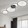 LED Deckenleuchte, schwarz matt, Switch Dimmer, 97 cm Bild 3