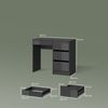 Livinity® Schminktisch Imola, Anthrazit/Anthrazit, mit 4 Schubladen (1-St) Bild 2
