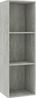vidaXL Bücherregal/TV-Schrank Betongrau 36x30x114 cm Holzwerkstoff 800139 Bild 2