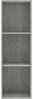 vidaXL Bücherregal/TV-Schrank Betongrau 36x30x114 cm Holzwerkstoff 800139 Bild 4