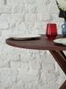 Ragaba ovaler Esstisch, Esche & MDF Eschenholzfurnier, 75x100 cm, Walnussbeize Bild 3