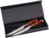 GRÄWE Steakmesser-Set, 2 Stück, Stahl / Holz braun, 11,5 cm Bild 1