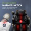 Juskys Massagesessel Naxos, mit LCD-Bedienfeld, Bluetooth, Airbags, Heizung, Rollenmassage, USB & Fußverlängerung, Fix-Point-Technologie - Schwarz Bild 3