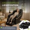 Juskys Massagesessel Naxos, mit LCD-Bedienfeld, Bluetooth, Airbags, Heizung, Rollenmassage, USB & Fußverlängerung, Fix-Point-Technologie - Schwarz Bild 5