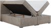 Boxspringbett, Matratze und Topper, zwei Bettkästen - LOPE - 160x200cm - Beige Stoff - H3 Bild 4