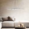 LED Pendelleuchte, Metall, Silber, verstellbar, CCT Bild 3