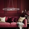 LED Pendelleuchte, Metall, Silber, verstellbar, CCT Bild 2