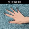 Möve Badematte Loft, Badvorleger, Badezimmer Teppich, Höhe 30 mm, rutschhemmend beschichtet, schnell trocknend, strapazierfähig, fußbodenheizungsgeeignet, Polyacryl, halbrund, Badteppich, Badematten auch als 2 teiliges Set & rund Bild 4