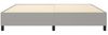 vidaXL Boxspringbett , Stoff Hellgrau, 200x200 cm Bild 5