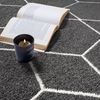 Sanat Teppich Trellis, rund, Höhe: 10 mm, Kurzflor, skandi, boho, auch als Läufer und in rund Bild 4