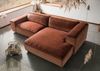 Ecksofa 279x164x69 Cord kupfer VALENCIA Bild 2