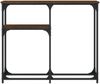 vidaXL Konsolentisch Braun Eichen-Optik 90x22,5x75 cm Holzwerkstoff 834094 Bild 3