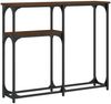 vidaXL Konsolentisch Braun Eichen-Optik 90x22,5x75 cm Holzwerkstoff 834094 Bild 2