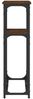 vidaXL Konsolentisch Braun Eichen-Optik 90x22,5x75 cm Holzwerkstoff 834094 Bild 5