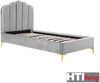 HTI-Living Polsterbett Polsterbett 90 x 200 cm Yoris Grau (Stück, 1-tlg, 1x Bett Yoris inkl. Lattenrost, ohne Matratze), Bettgestell inkl. Lattenrost Bild 2