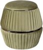 Hocker Doric 225 Taupe / Gold Bild 2
