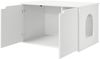 vidaXL Katzenhaus Weiß 85 x 55 x 50,5 cm Holzwerkstoff 8000716 Bild 5