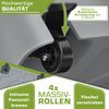tillvex® Sonnenschirmständer PAVERA mit Rollen & Bremsen Grau | Schirmständer befüllbar 37 Liter / 56 kg | Schirmgewicht Sonnenschirm & Marktschirm Ø 1,8-3,7m | Ampelschirmständer wetterfest Bild 5