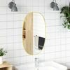 vidaXL Wandspiegel Golden 70x45 cm 348219 Bild 3