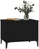 vidaXL Couchtisch Schwarz 60x44,5x45 cm Holzwerkstoff 819573 Bild 3