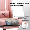 GTPLAYER Gaming-Stuhl Ergonomischer Gaming Sessel Schreibtischstuhl mit Stoffoberfläche (Pacekung), Federsitzkissen Bild 3