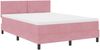 vidaXL Boxspringbett mit Kissen mit Kopfteil Rosa 160 x 200 cm Samt 3339253 Bild 4