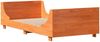 vidaXL Massivholzbett ohne Matratze Wachsbraun 100x200 Kiefernholz 3306467 Bild 5