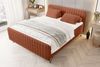 99rooms Lucio Boxspringbett Boucle-Stoff ANTHOLOGY Terracotta 180x200 cm Bild 3