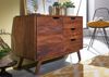 Kommode Sheesham 90x40x65 walnuss gewachst MALMÖ 2 #104 Bild 2