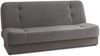 Schlafsofa Sena - Sofa mit Schlaffunktion und Bettkasten, Velours Stoff, Bettsofa mit Bonell-Federkern, Couch (Grau (Manila 16)) Bild 2