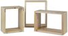 Regal Wandregal 3er Set Hängeregal Bücherregal Holzregal Holz Natur Bild 4