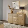 rauch Schubkastenkommode Sideboard Kommode Kombikommode KOLUNA mit Dekorfront (Breite 120 cm), vier große Schubladen, mit insgesamt 4 Einlegeböden MADE IN GERMANY Bild 2