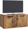 vidaXL Wandmontierter TV-Schrank Altholz 59,5 x 31 x 30 cm 898713 Bild 3