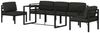 vidaXL 6-tlg. Garten-Lounge-Set mit Kissen Aluminium Anthrazit 3115919 Bild 3