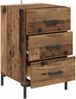 vidaXL Nachttisch mit Schubladen Altholz 40 x 40 x 66 cm Holzwerkstoff 882116 Bild 5