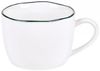 Lambert Tasse LAMBERT Kaffeetasse Piana Porzellan Weiß Basaltgrau (300ml) Bild 2