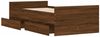 vidaXL Bettgestell mit Schubladen Braun Eichen-Optik 90x190 cm 3207384 Bild 5